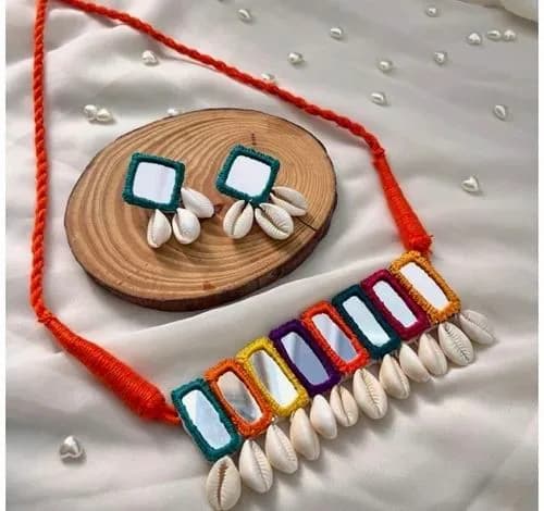 Handmade multicolor neck piece 2